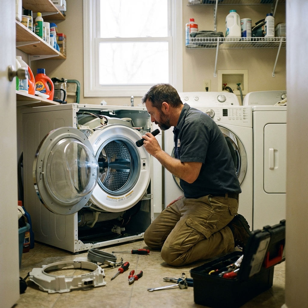 Technician Working